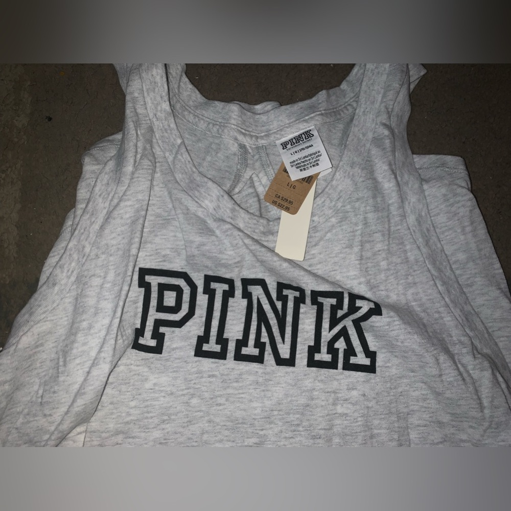 VS Pink Tank Large NWT